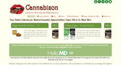 Desktop Screenshot of cannabizon.com